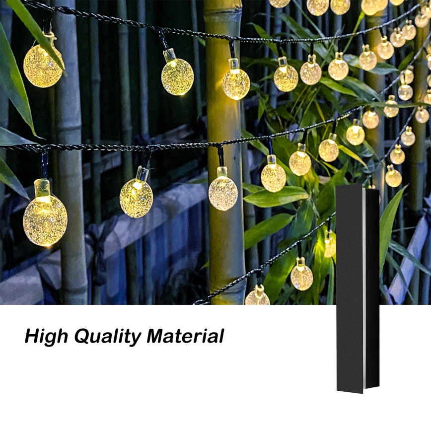 Brilagi - Aplique de pared exterior LED LINEAR, 8W, 230V, 4000K, IP65, 30 cm, negro