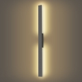 Brilagi - Aplique LED de pared exterior LUNA LED/24W/230V 3000K IP65 100 cm antracita
