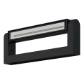 Brilagi - Aplique LED de pared exterior SALERNO LED/12W/230V 35,5 cm negro IP65