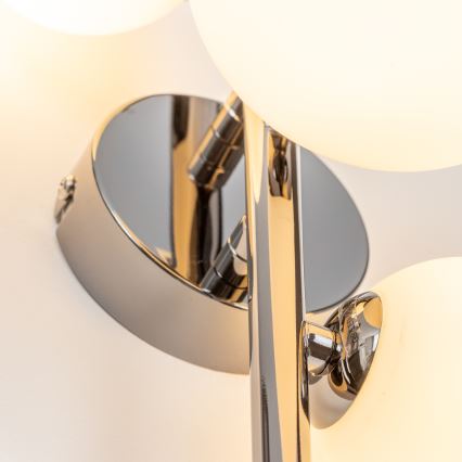 Brilagi - Aplique LED de pared MILLA 3xG9/3W/230V negro cromado/blanco