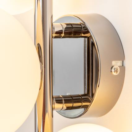 Brilagi - Aplique LED de pared MILLA 3xG9/3W/230V negro cromado/blanco