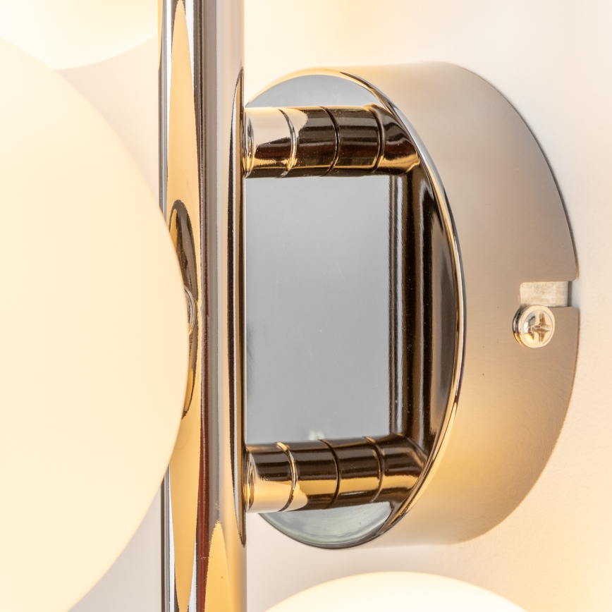 Brilagi - Aplique LED de pared MILLA 3xG9/3W/230V negro cromado/blanco