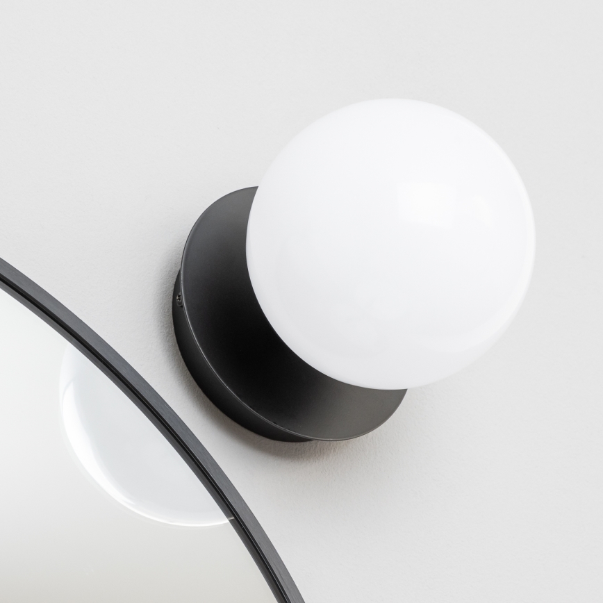 Brilagi - Aplique de pared LED para baño BALL LED/6W/230V 3000/4000/6500K IP44 negro