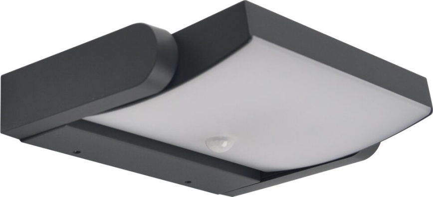 Brilagi - Aplique LED de pared para exterior con sensor ANKLE LED/18W/230V 4000K IP65 antracita