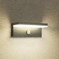Brilagi - Aplique LED de pared para exterior con sensor TESSI LED/10W/230V antracita IP54