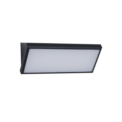 Brilagi - Aplique de pared LED exterior con sensor TRIANGLE LED/42W/230V negro IP65