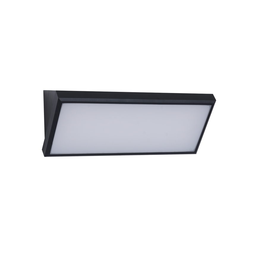 Brilagi - Aplique de pared LED exterior con sensor TRIANGLE LED/42W/230V negro IP65
