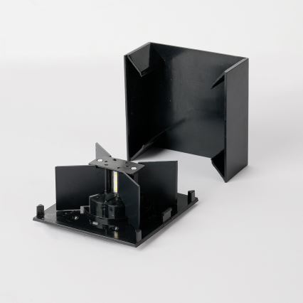 Brilagi - Aplique LED de pared para exterior DOUBLERAY LED/4W/230V negro IP65