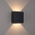 Brilagi - Aplique LED de pared para exterior DOUBLERAY LED/6W/230V, negro, IP54