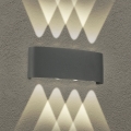 Brilagi - Aplique LED de pared para exterior FLAREBOX LED/8W/230V antracita IP65
