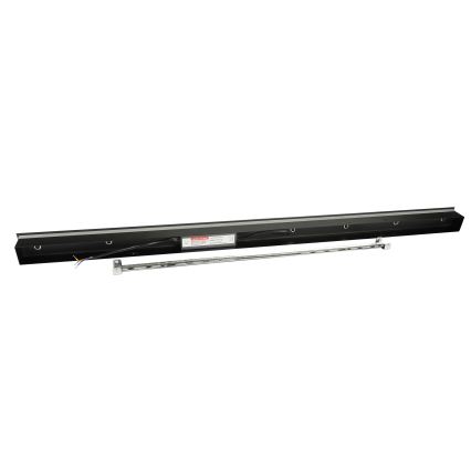 Brilagi - Aplique de pared exterior LED LINEAR LED/22W/230V 3000K IP65 100 cm negro CRI 90