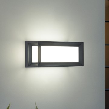 Brilagi - Aplique LED de pared para exterior PARKER LED/12W/230V 3000/4500/6000K antracita IP44