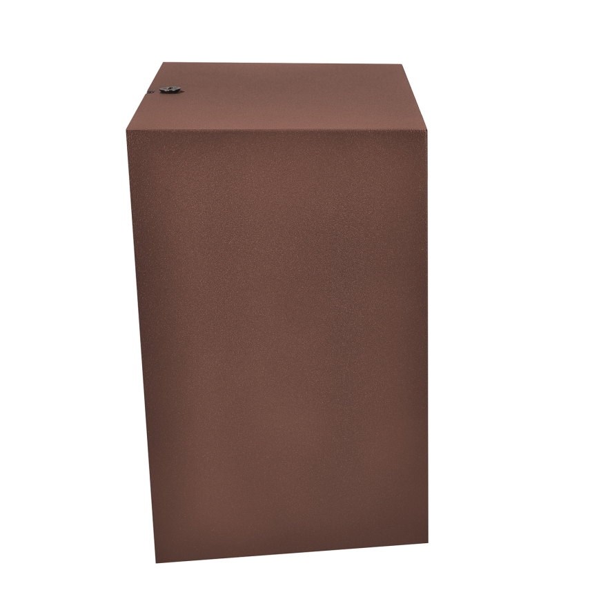 Brilagi - Aplique LED de pared para exterior TERNI LED/12W/230V marrón IP44