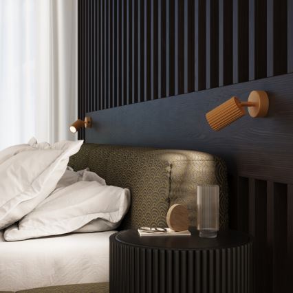 Brilagi - Aplique LED de pared tipo foco CRESTO 1xGU10/10W/230V, acabado dorado