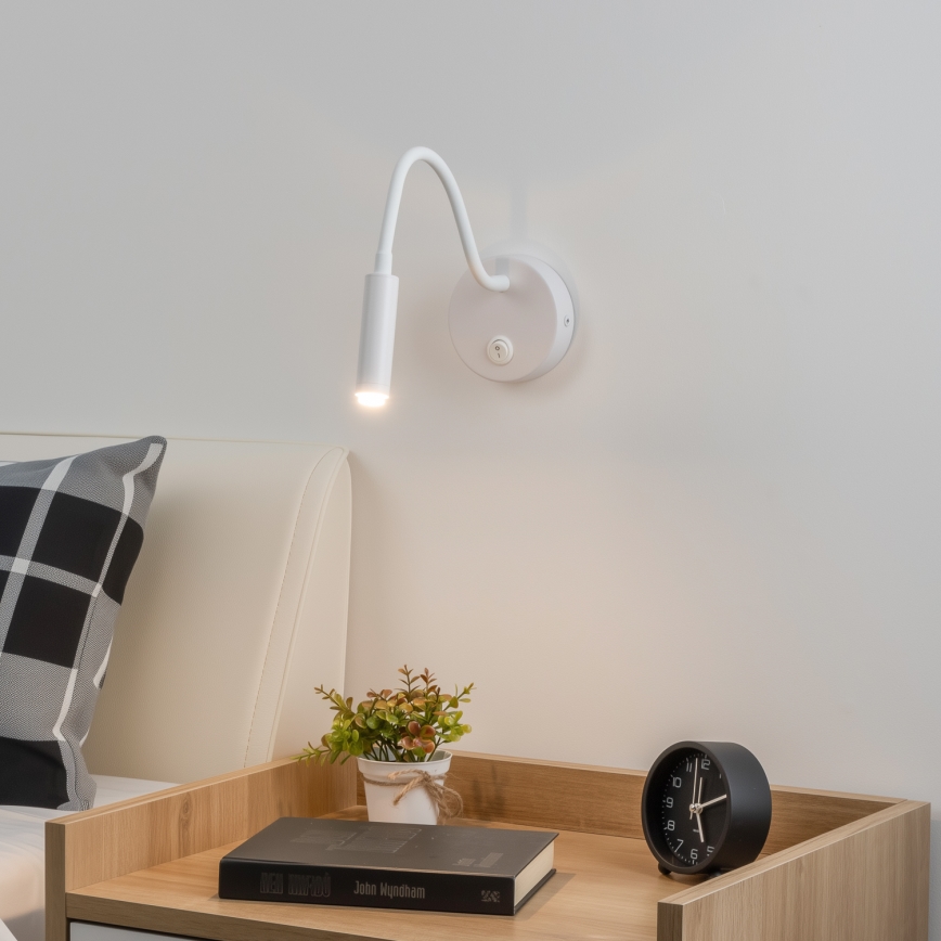 Brilagi - Aplique LED flexible regulable MAYA 1xG9/4W/230V blanco 2700-6500K Wi-Fi Tuya