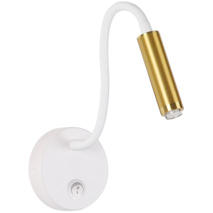 Brilagi - Aplique LED flexible regulable MAYA 1xG9/4W/230V blanco/dorado 2700-6500K Wi-Fi Tuya