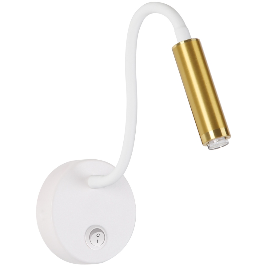 Brilagi - Aplique LED flexible regulable MAYA 1xG9/4W/230V blanco/dorado 2700-6500K Wi-Fi Tuya
