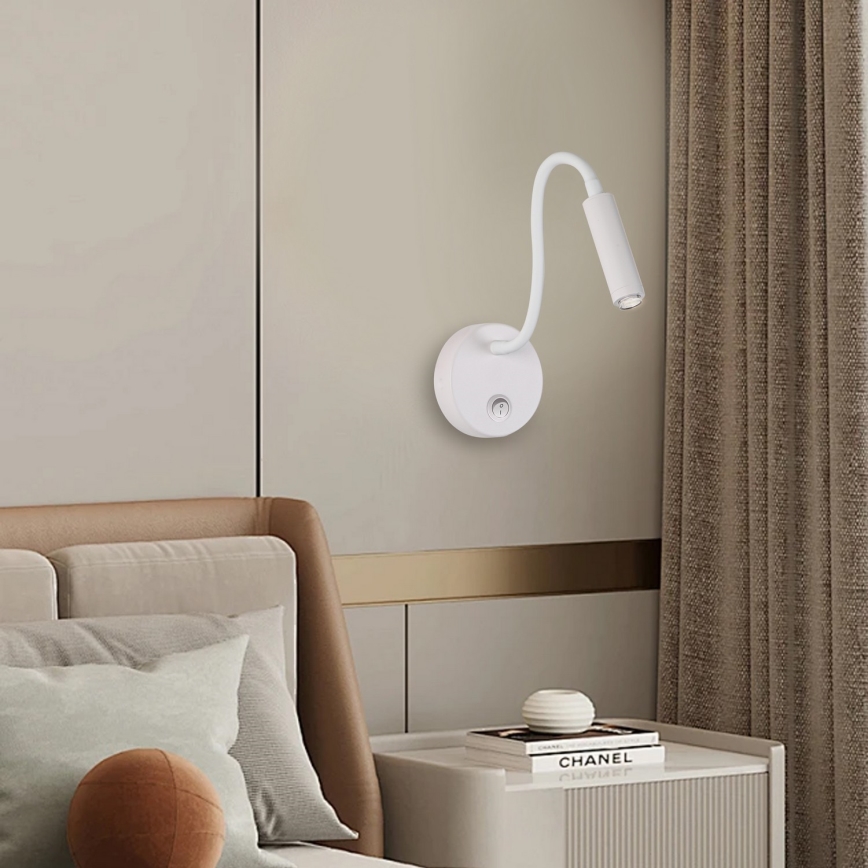 Brilagi - Aplique LED flexible regulable MAYA 1xG9/4W/230V blanco 2700-6500K Wi-Fi Tuya