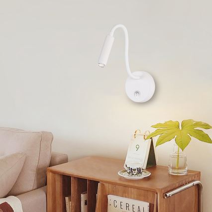 Brilagi - Aplique LED flexible regulable MAYA 1xG9/4W/230V blanco 2700-6500K Wi-Fi Tuya