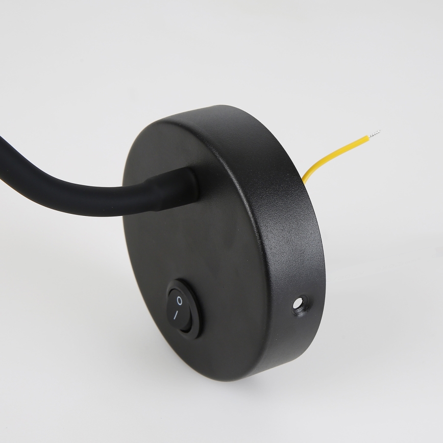 Brilagi - Aplique LED flexible regulable MAYA 1xG9/4W/230V negro/dorado 2700-6500K Wi-Fi Tuya