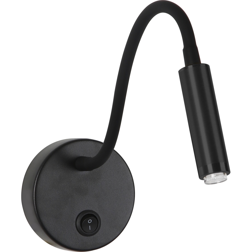 Brilagi - Aplique LED flexible regulable MAYA 1xG9/4W/230V negro 2700-6500K Wi-Fi Tuya