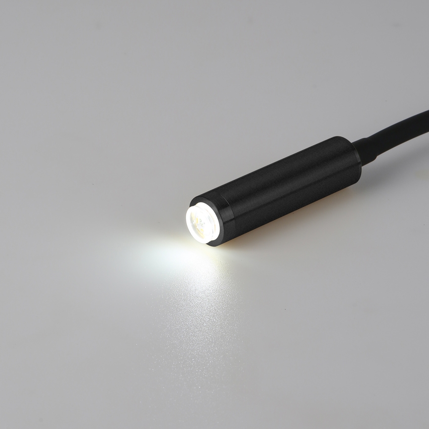 Brilagi - Aplique LED flexible regulable MAYA 1xG9/4W/230V negro 2700-6500K Wi-Fi Tuya