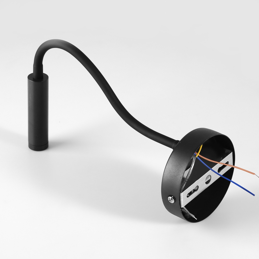 Brilagi - Aplique LED flexible regulable MAYA 1xG9/4W/230V negro 2700-6500K Wi-Fi Tuya