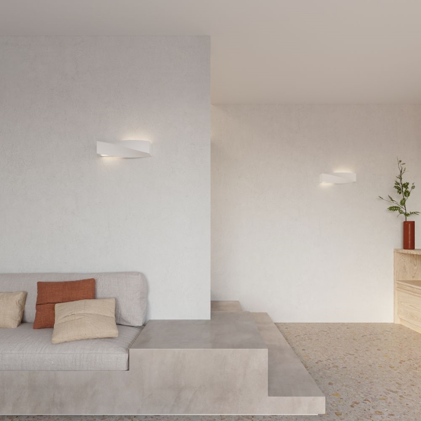 Brilagi - Aplique LED KERRY 1xE27/7,5W/230V cerámica/blanco
