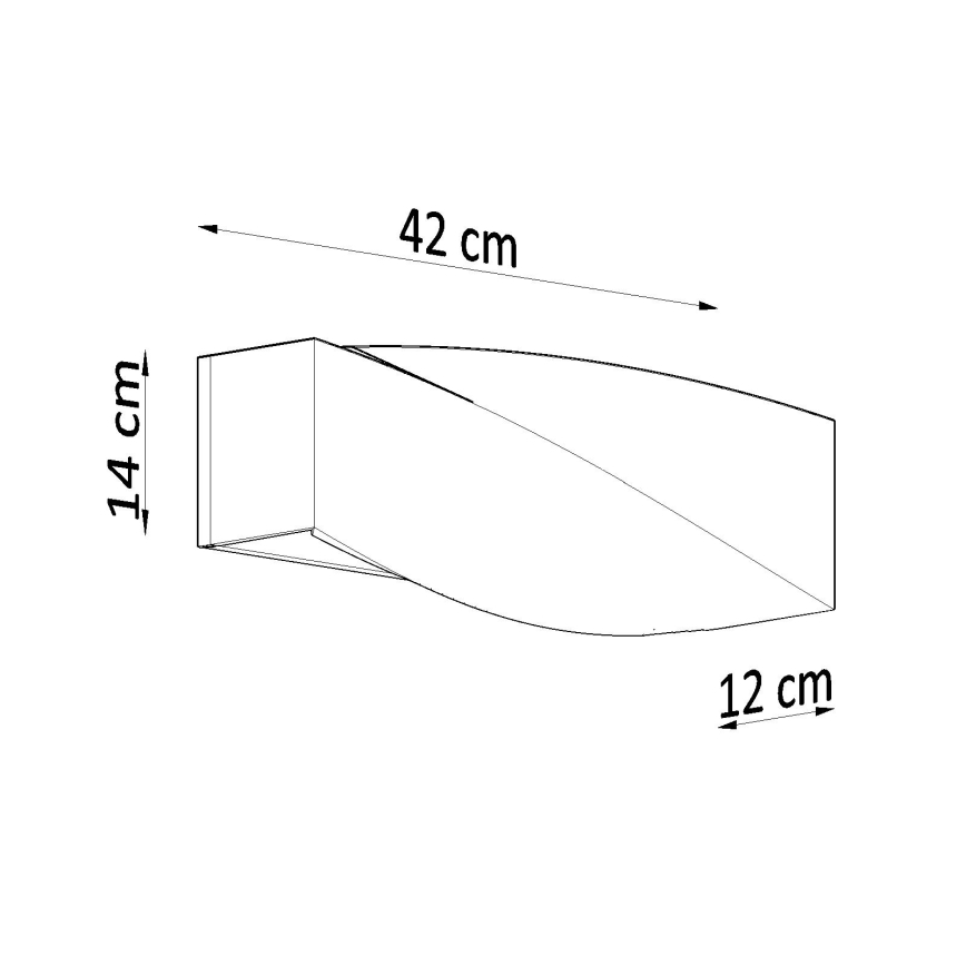 Brilagi - Aplique LED KERRY 1xE27/7,5W/230V cerámica/blanco