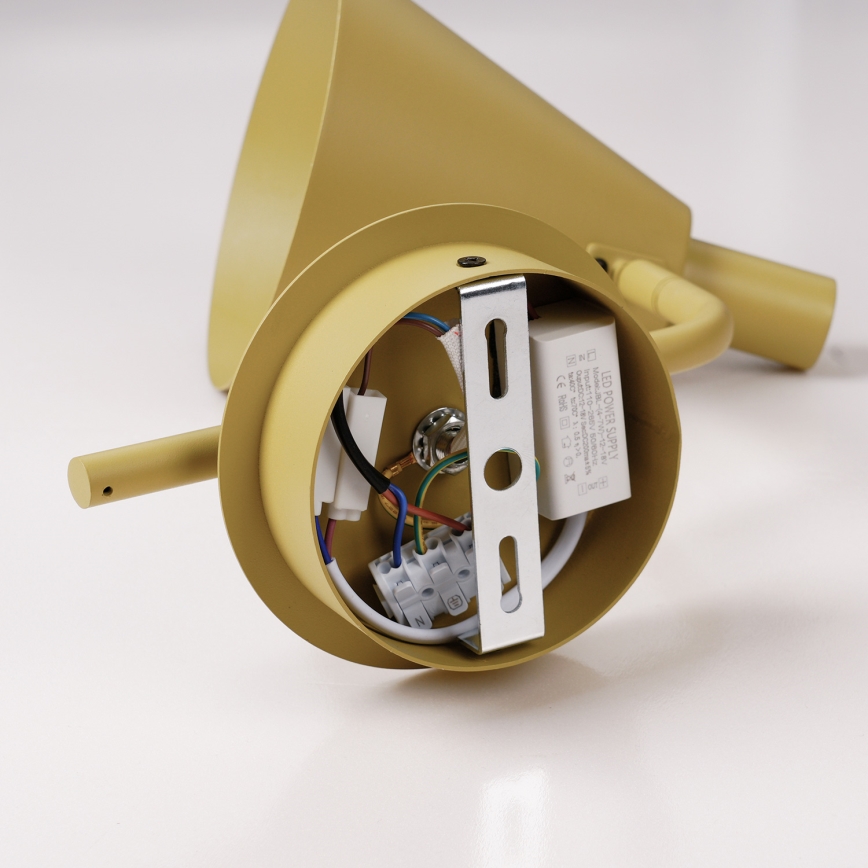 Brilagi - Aplique LED LUCERA LED/3W/230V amarillo