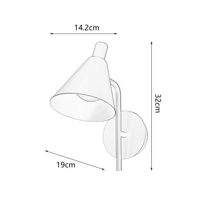 Brilagi - Aplique LED LUCERA LED/3W/230V amarillo