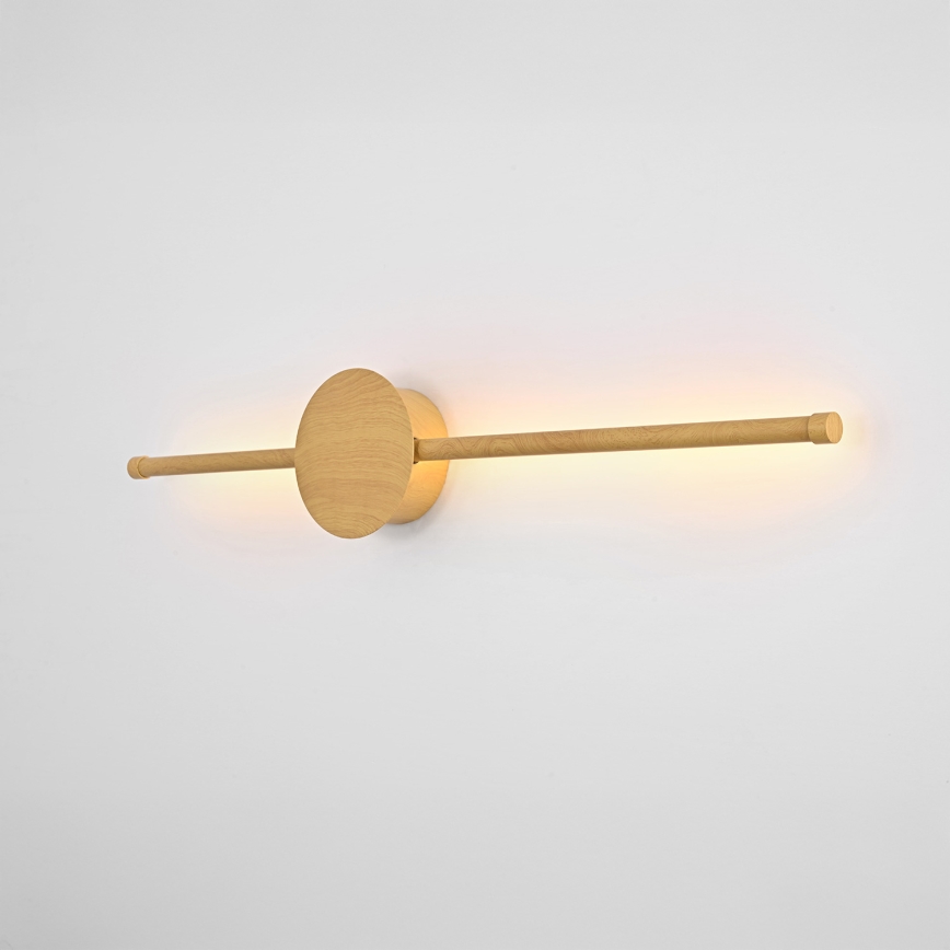 Brilagi - Aplique LED LUGO DUE LED/9W/230V decoración de roble