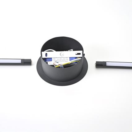 Brilagi - Aplique LED LUGO DUE LED/9W/230V negro