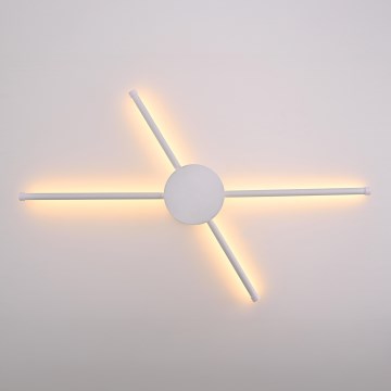 Brilagi - Aplique LED LUGO QUATTRO LED/16W/230V blanco