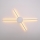 Brilagi - Aplique LED LUGO QUATTRO LED/16W/230V blanco