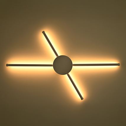 Brilagi - Aplique LED LUGO QUATTRO LED/16W/230V blanco