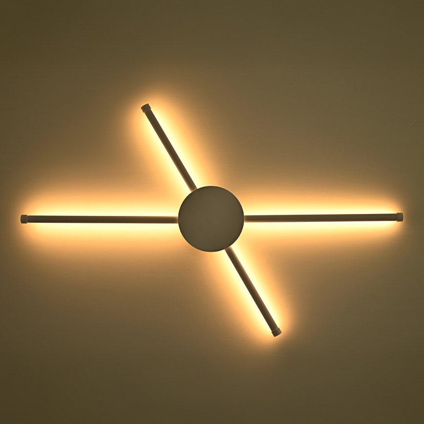 Brilagi - Aplique LED LUGO QUATTRO LED/16W/230V blanco