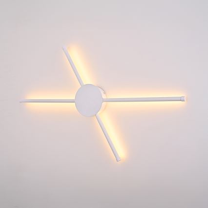 Brilagi - Aplique LED LUGO QUATTRO LED/16W/230V blanco