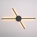 Brilagi - Aplique LED LUGO QUATTRO LED/16W/230V negro