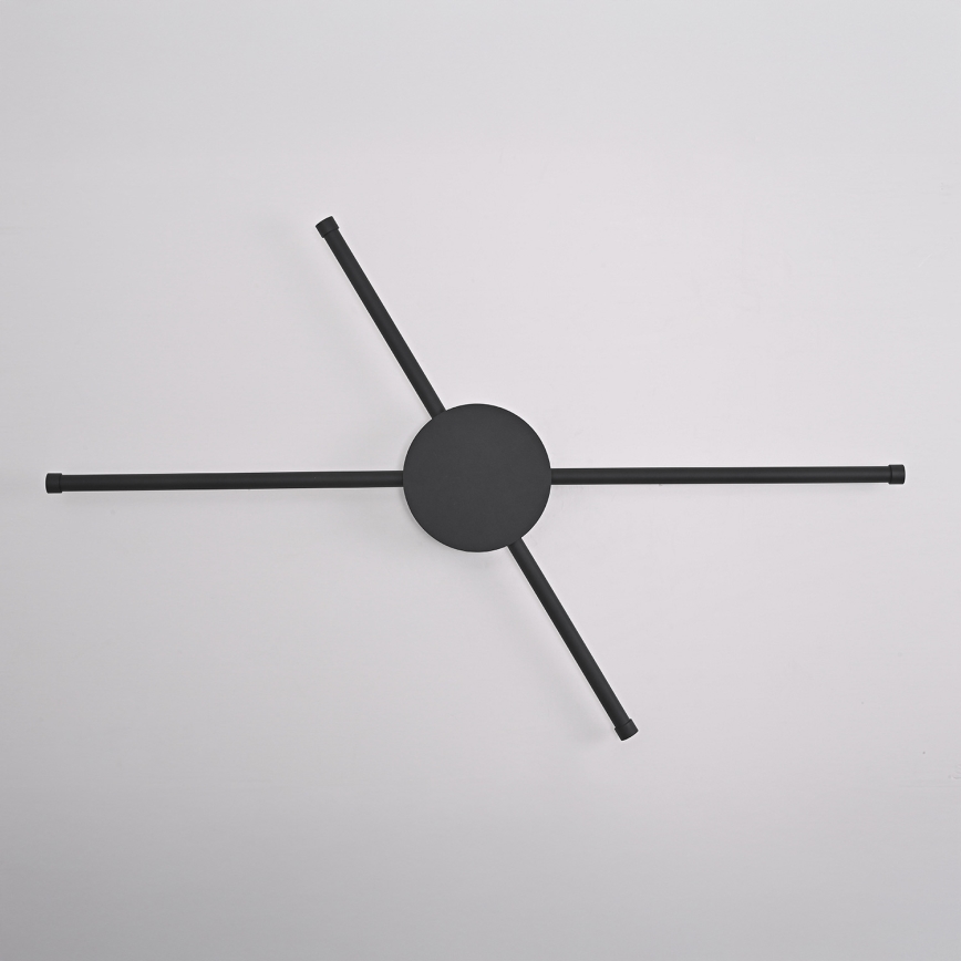 Brilagi - Aplique LED LUGO QUATTRO LED/16W/230V negro