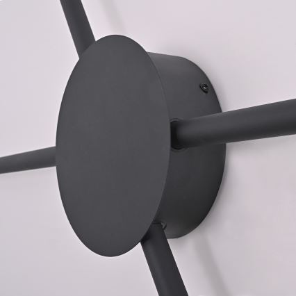 Brilagi - Aplique LED LUGO QUATTRO LED/16W/230V negro