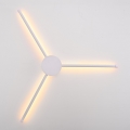 Brilagi - Aplique LED LUGO TRE LED/14W/230V blanco