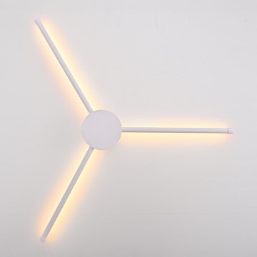 Brilagi - Aplique LED LUGO TRE LED/14W/230V blanco