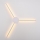 Brilagi - Aplique LED LUGO TRE LED/14W/230V blanco