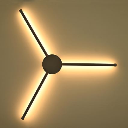 Brilagi - Aplique LED LUGO TRE LED/14W/230V negro