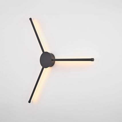 Brilagi - Aplique LED LUGO TRE LED/14W/230V negro
