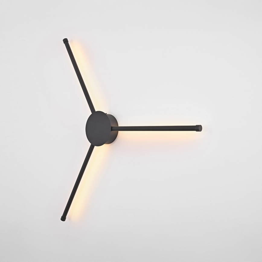 Brilagi - Aplique LED LUGO TRE LED/14W/230V negro