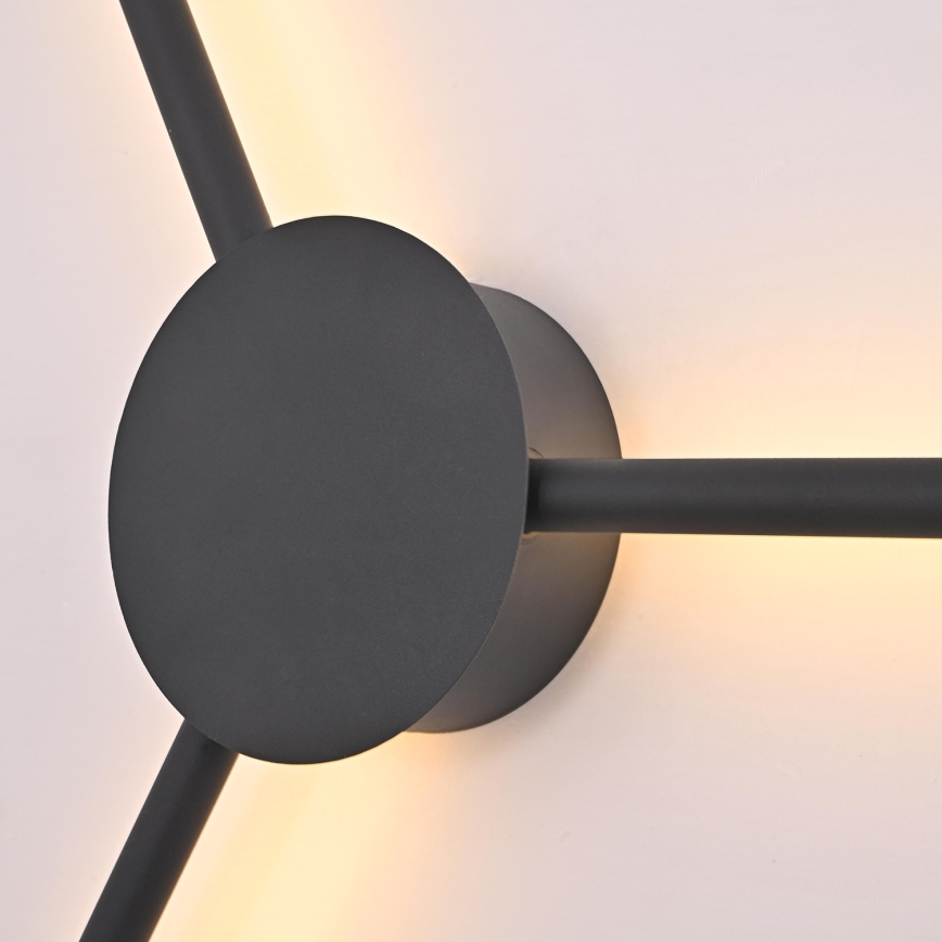 Brilagi - Aplique LED LUGO TRE LED/14W/230V negro