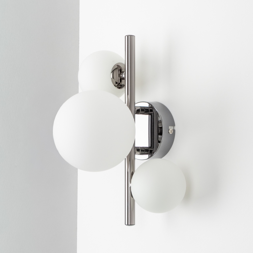 Brilagi - Aplique LED MILLA 3xG9/3W/230V cromo brillante/blanco