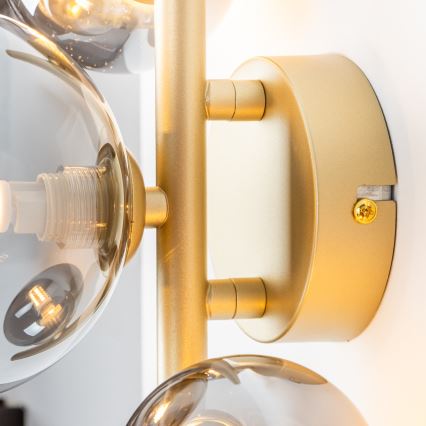 Brilagi - Aplique LED MILLA 3xG9/3W/230V dorado/ahumado